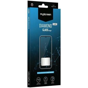 MS Diamond Glass Edge Lite FG Vivo Y58 musta/black Täysi Liima