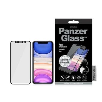 PanzerGlass E2E Super+ iPhone Xr/11 -yhteensopiva Swarovsky CamSlider-suojakuori, musta