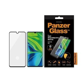 PanzerGlass Kaareva Regular Redmi Note 10 /Note10 Pro/Note10 Lite Koteloystävällinen Sormenjälki musta/black