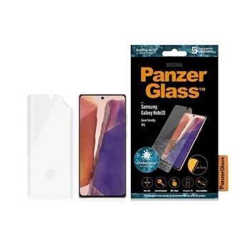 PanzerGlass TPU Samsung Note 20 N980 -yhteensopiva kotelo, sormenjälkitunnistin, antibakteerinen, suunniteltu Samsungille, TPU-materiaali