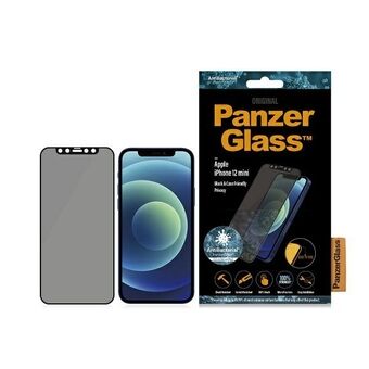 PanzerGlass E2E Super + iPhone 12 Mini Cover Friendly AntiBacterial Microfracture Yksityisyys lajittele / lajittele