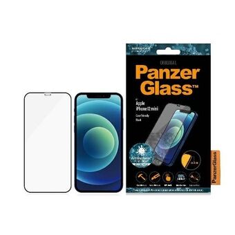 PanzerGlass Pro E2E Super+ iPhone 12 Mini Yhteensopiva Kotelo Antibakteerinen MikroHalkeama musta/black