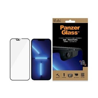 PanzerGlass E2E Microfracture iPhone 13 Pro Max 6,7 "CamSlider Cover -ystävällinen antibakteerinen musta / musta 2749