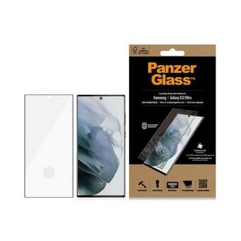 PanzerGlass E2E Microfracture Sam S22 Ultra G908 Case Friendly AntiBacterial musta 7295