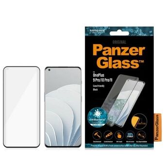 PanzerGlass E2E MicroFracture OnePlus 9 Pro/10 Pro/11 -kuori yhteensopiva, musta, antibakteerinen.