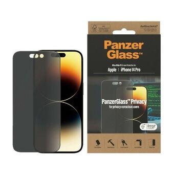 PanzerGlass Ultra-Wide Fit iPhone 14 Pro 6,1" Yksityisyyssuojaava näytönsuoja Antibakteerinen P2772