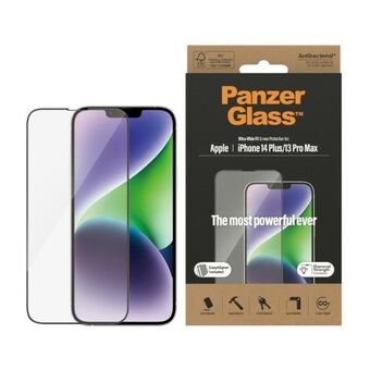 PanzerGlass Ultra-Wide Fit iPhone 14 Plus / 13 Pro Max 6,7" Näytönsuoja Antibakteerinen Helppo asentaja sisältyy 2785