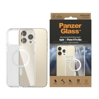 PanzerGlass HardCase iPhone 14 Pro Max 6,7" MagSafe Antibakteerinen Sotilasluokan läpinäkyvä 0412.