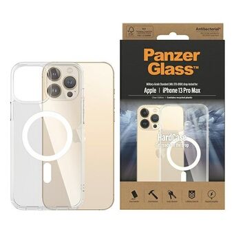 PanzerGlass HardCase iPhone 13 Pro Max 6,7" MagSafe - Antibakteerinen sotilastason läpinäkyvä suojakuori 0431