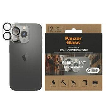 PanzerGlass-kameransuoja iPhone 14 Pro / 14 Pro Maxille platinavahvuus 0400