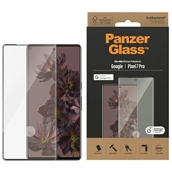 PanzerGlass Ultra-Wide Fit Pixel 7 Pro näytönsuoja Antibakteerinen musta/musta 4773