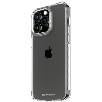 PanzerGlass HardCase iPhone 15 Pro Max 6.7" D3O 3xMilitary grade läpinäkyvä 1175