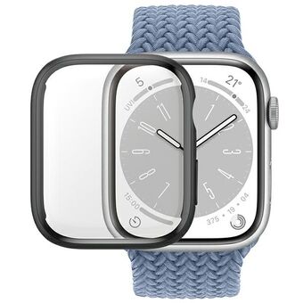 PanzerGlass-kokovartalosuoja Apple Watch 9 41mm -mallille, D3O, musta, 3689.