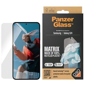 PanzerGlass Ultra-Wide Fit Sam S24 S921 D3O näytönsuoja 7353:lla aplikattorilla