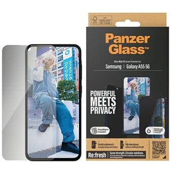 PanzerGlass Ultra-Wide Fit Sam A55 5G A556 Privacy Screen Protection Easy Aligner Included P7358            
 
PanzerGlass Ultra-Wide Fit Sam A55 5G A556 yksityisyydensuojanäyttösuojus, mukana helppo asennustyökalu P7358.