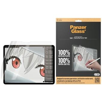 PanzerGlass GraphicPaper iPad Air 2024 12.9" | iPad Pro 2024 12.9" Antiheijastava, kuoret sopivat hyvin, erittäin laajakulmaiset 2836