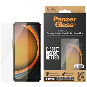 PanzerGlass Ultra-Wide Fit -suojalasi Sam Xcover7/ Xcover6 Pro -näytön suojaus 7365