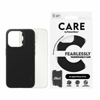 KCARE by PanzerGlass Pelottomasti Trendikäs Kotelon iPhone 15 Pro 6,1" musta 1430