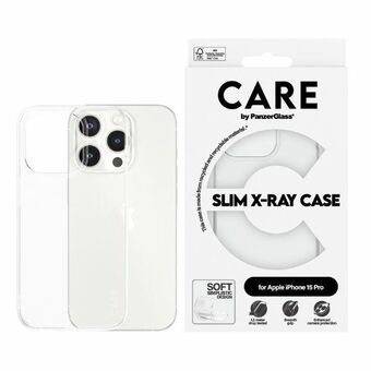 Tässä on käännös suomeksi:

CARE by PanzerGlass Slim X-Ray -kotelo iPhone 15 Pro 6,1" läpinäkyvä 1434