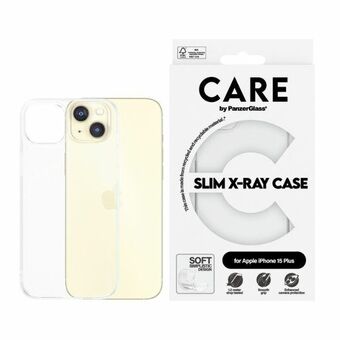 CARE by PanzerGlass Slim X-Ray Case iPhone 15 Plus 6,7" läpinäkyvä 1435