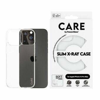 CARE by PanzerGlass Slim X-Ray Kotelo iPhone 15 Pro Max 6,7" läpinäkyvä/transparenssi 1436