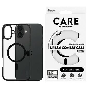 CARE by PanzerGlass Lippulaiva Urban Case iPhone 16 Plus 6,7" musta/black MagSafe 1359