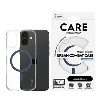 CARE by PanzerGlass Flagship Case iPhone 16 6,1" sininen/blue MagSafe 1365