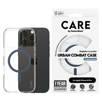 CARE by PanzerGlass Lippulaivakuori iPhone 16 Pro 6,3" sininen/blue MagSafe 1366