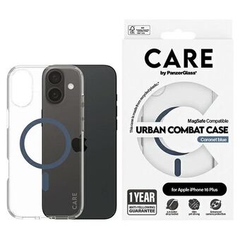 CARE by PanzerGlass Lippulaivakuori iPhone 16 Plus 6,7" sininen/sininen MagSafe 1367