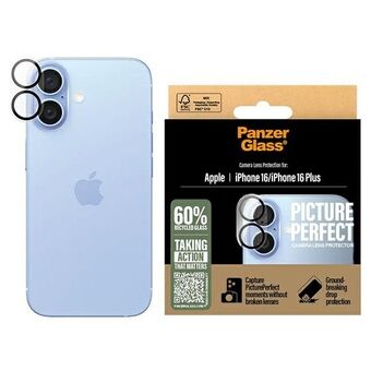 PanzerGlass PicturePerfect Linssinsuoja iPhone 16 6.1" / 16 Plus 6.7" 1279