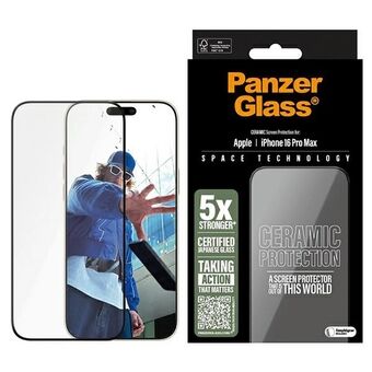 PanzerGlass Keraaminen Näytönsuoja iPhone 16 Pro Max 6.9" Ultra-Wide Fit 2856