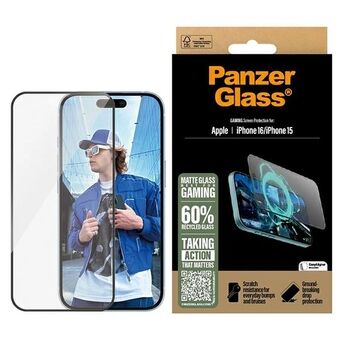 PanzerGlass Gaming Näytönsuoja iPhone 16 / 15 6.1" Ultra-Wide Fit 2857