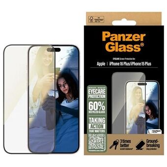 PanzerGlass EyeCare Näytönsuoja iPhone 16 Plus / 15 Plus 6,7" Ultra-Wide Fit 2867