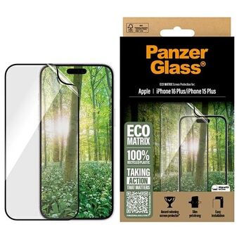 PanzerGlass MATRIX Näytönsuojus iPhone 16 Plus / 15 Plus 6.7" Ultra-Wide Fit 2871