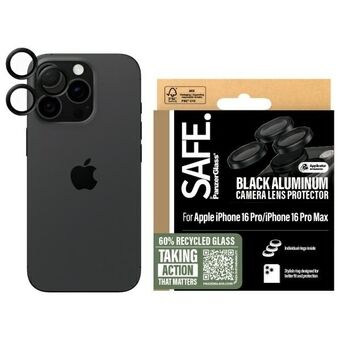 SAFE by PanzerGlass iPhone 16 Pro 6.3" / 16 Pro Max 6.9" Linssinsuoja czarny/black SAFE95891