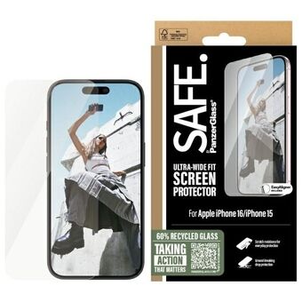 SAFE by PanzerGlass iPhone 16 6.1" Näytönsuoja Ultra-Wide Fit SAFE95875