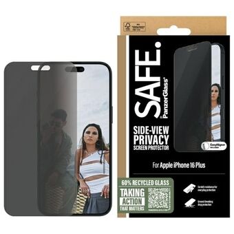 SAFE by PanzerGlass iPhone 16 Plus 6.7" <i>Privacy Screen Protector</i> Ultra-Wide Fit SAFEP95877