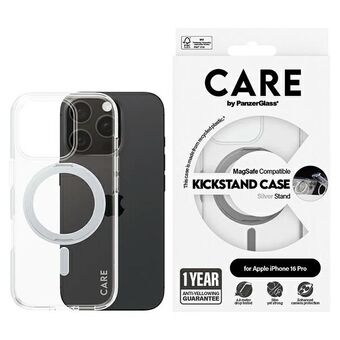 CARE by PanzerGlass Ominaisuudet Tuentakotelo iPhone 16 Pro 6.3" hopea/silver MagSafe 1326