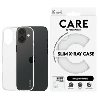 CARE by PanzerGlass X-Ray Soft Basic Case iPhone 16 6.1" kirkas/läpinäkyvä 1441