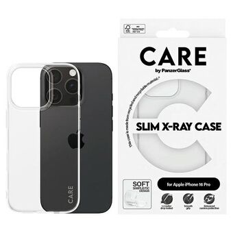 CARE by PanzerGlass X-Ray Soft Basic Case iPhone 16 Pro 6.3" läpinäkyvä/transparent 1442