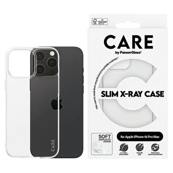 CARE by PanzerGlass X-Ray Soft Basic Kuori iPhone 16 Pro Max 6.9" läpinäkyvä/transparentti 1444