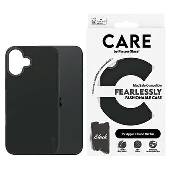 CARE by PanzerGlass Muotikotelo iPhone 16 Plus 6.7" musta/black MagSafe 1379