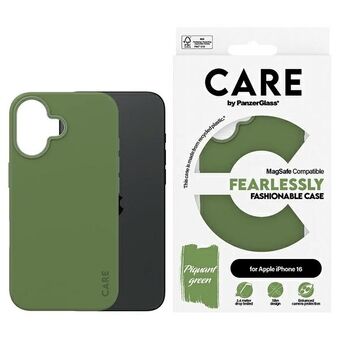 CARE by PanzerGlass Muotikotelo iPhone 16 6,1" vihreä MagSafe 1385