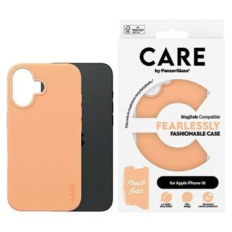 CARE by PanzerGlass Muotikotelo iPhone 16 6.1" persikka/peachy MagSafe 1389