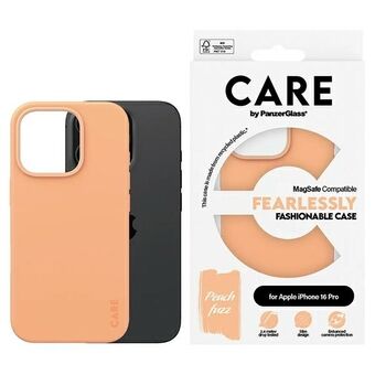 CARE by PanzerGlass Muotikotelo iPhone 16 Pro 6.3" persikka/peachy MagSafe 1390