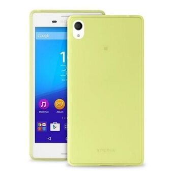 Puro Ultra Slim 0.3 Sony M4 Aqua lime + folio SNYXM4AQUA03GRN