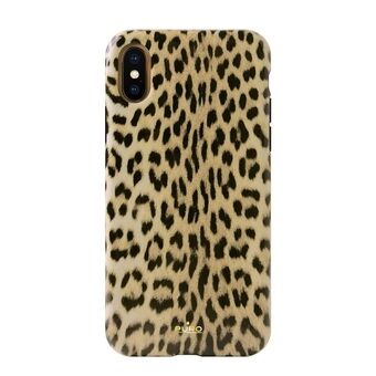 Puro Glam Leopard -kansi iPhone Xs Maxille, musta, rajoitettu erä IPCX65LEO1BLK.