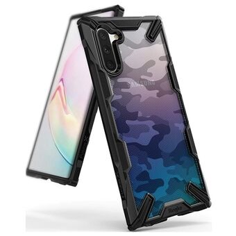 Ringke Fusion X -muotoilu Samsung Note 10 N970 czarny / camo black XDSG0019