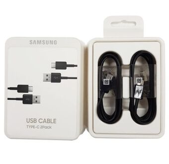 Kabeli Samsung EP-DG930MB USB-C 2 kpl. musta