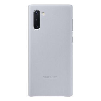 Kotelo Samsung EF-VN970LJ Note 10 N970 harmaa / harmaa nahkakansi